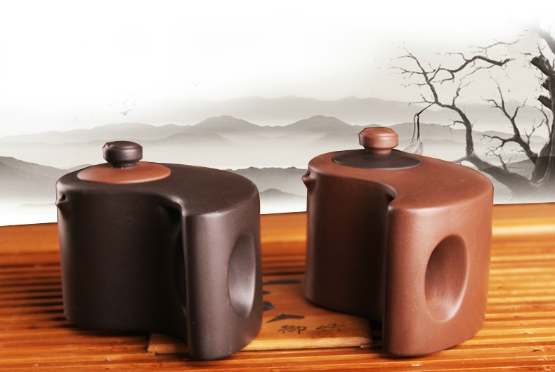 太極陰陽(yáng)紫砂壺，創(chuàng)意格紫砂壺