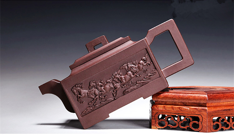 宜興紫砂壺純全手工名家泡茶壺四方壺