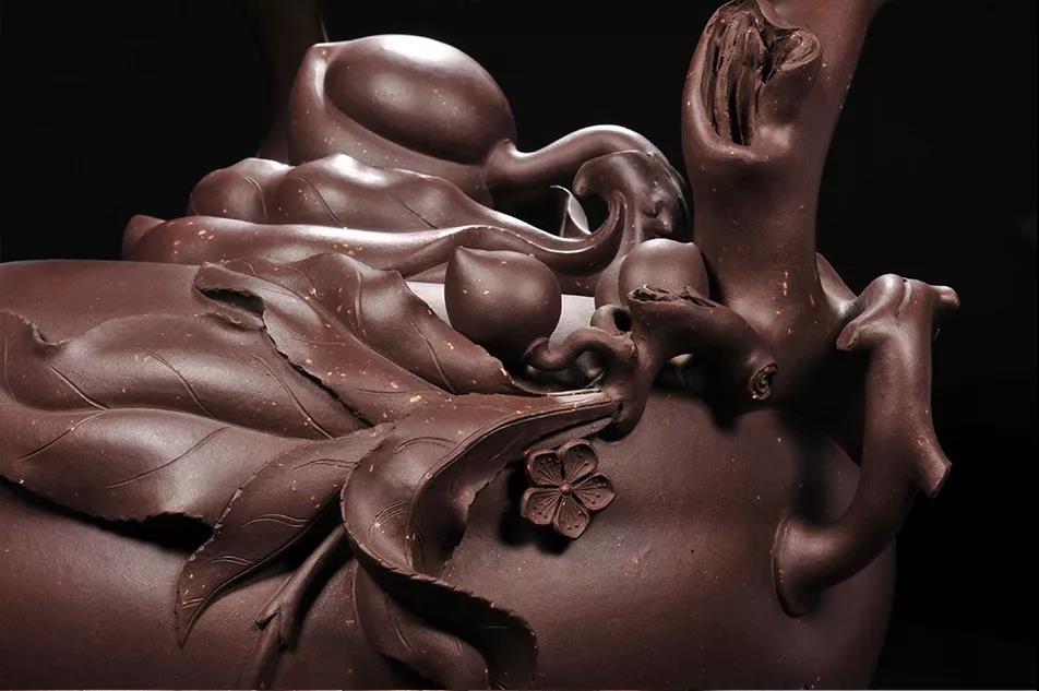 10種最美花器提梁壺，精美別致雕花紫砂壺!