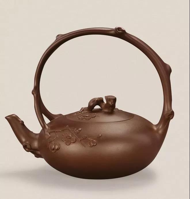 10種最美花器提梁壺，精美別致雕花紫砂壺!