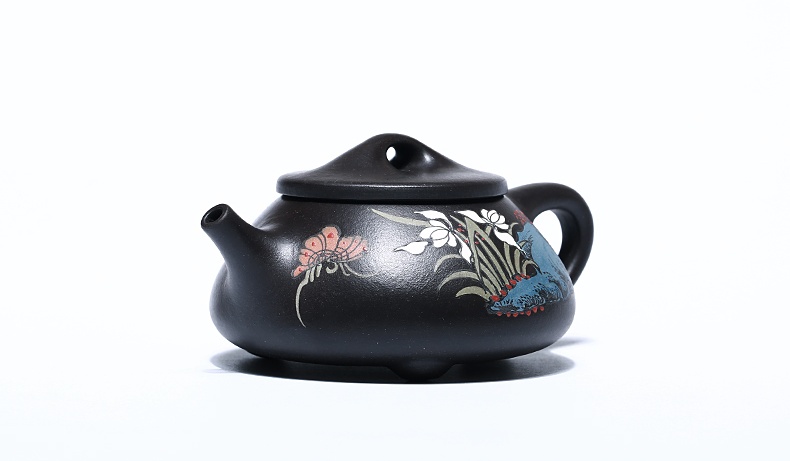 石瓢手工紫砂壺，精致典雅紫砂壺