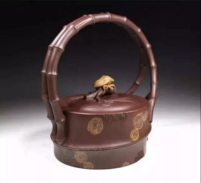 10種最美花器提梁壺，精美別致雕花紫砂壺!