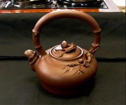 10種最美花器提梁壺，精美別致雕花紫砂壺!