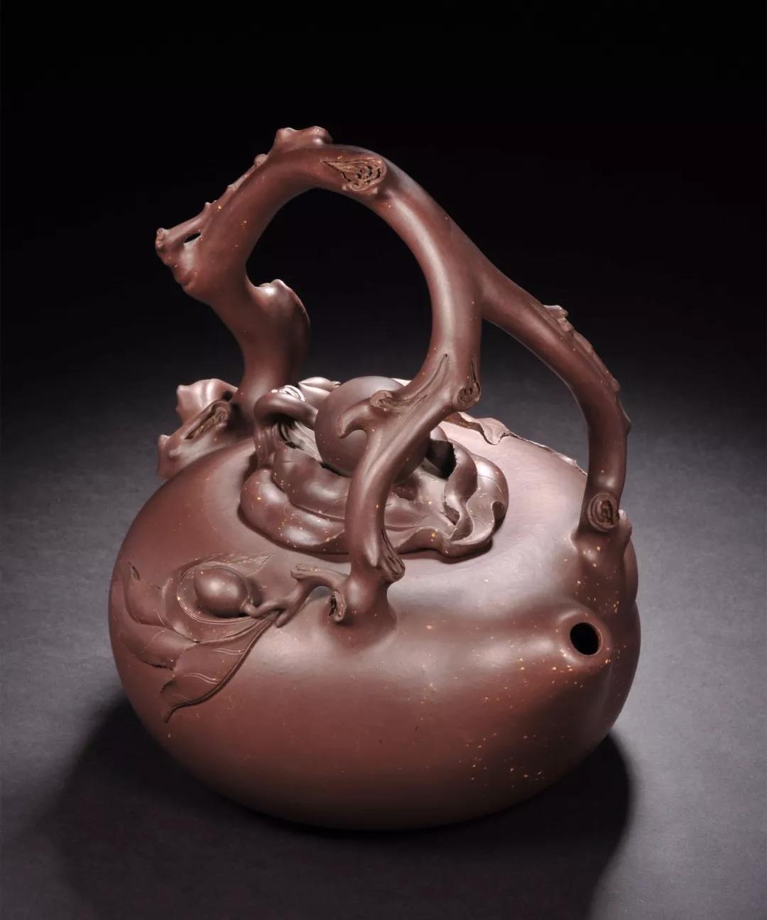 10種最美花器提梁壺，精美別致雕花紫砂壺!