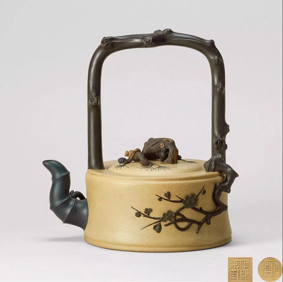 10種最美花器提梁壺，精美別致雕花紫砂壺!