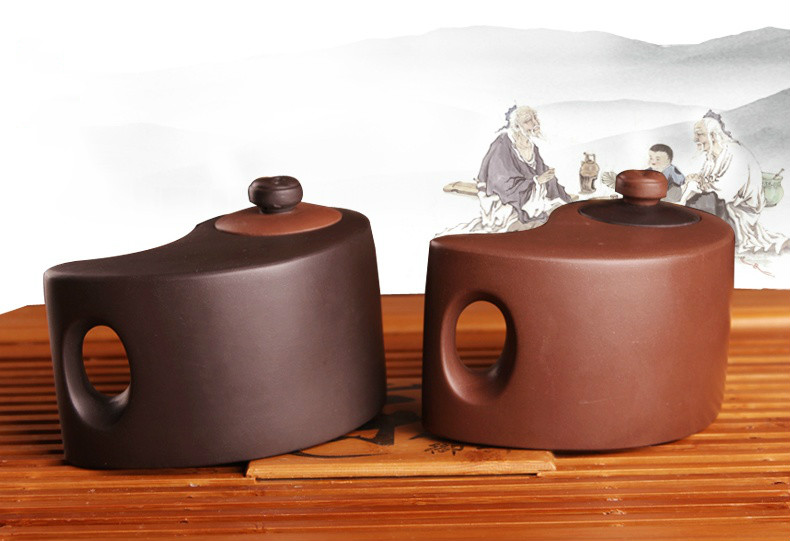 太極陰陽(yáng)紫砂壺，創(chuàng)意格紫砂壺